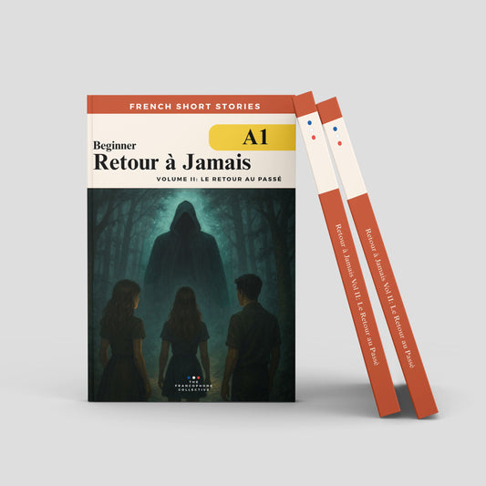 French Short Stories For Beginners: Retour à Jamais Vol 2 Le Retour au Passé (A1 beginners)
